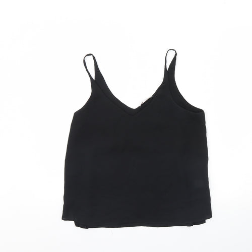Blue Inc Womens Black   Basic Tank Size 14