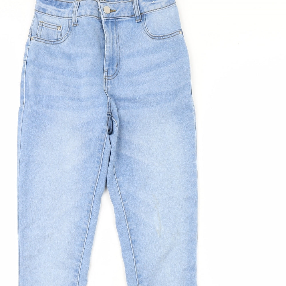 Denim & Co. Womens Blue  Denim Skinny Jeans Size 10 L28 in