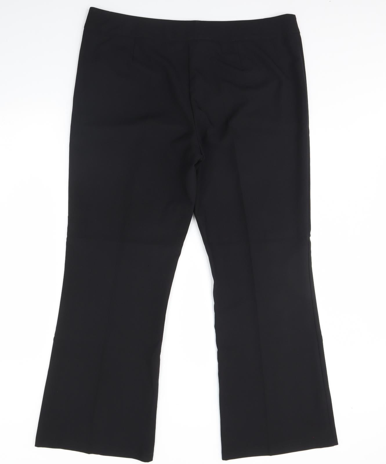 George Womens Black   Dress Pants Trousers Size 18 L31 in