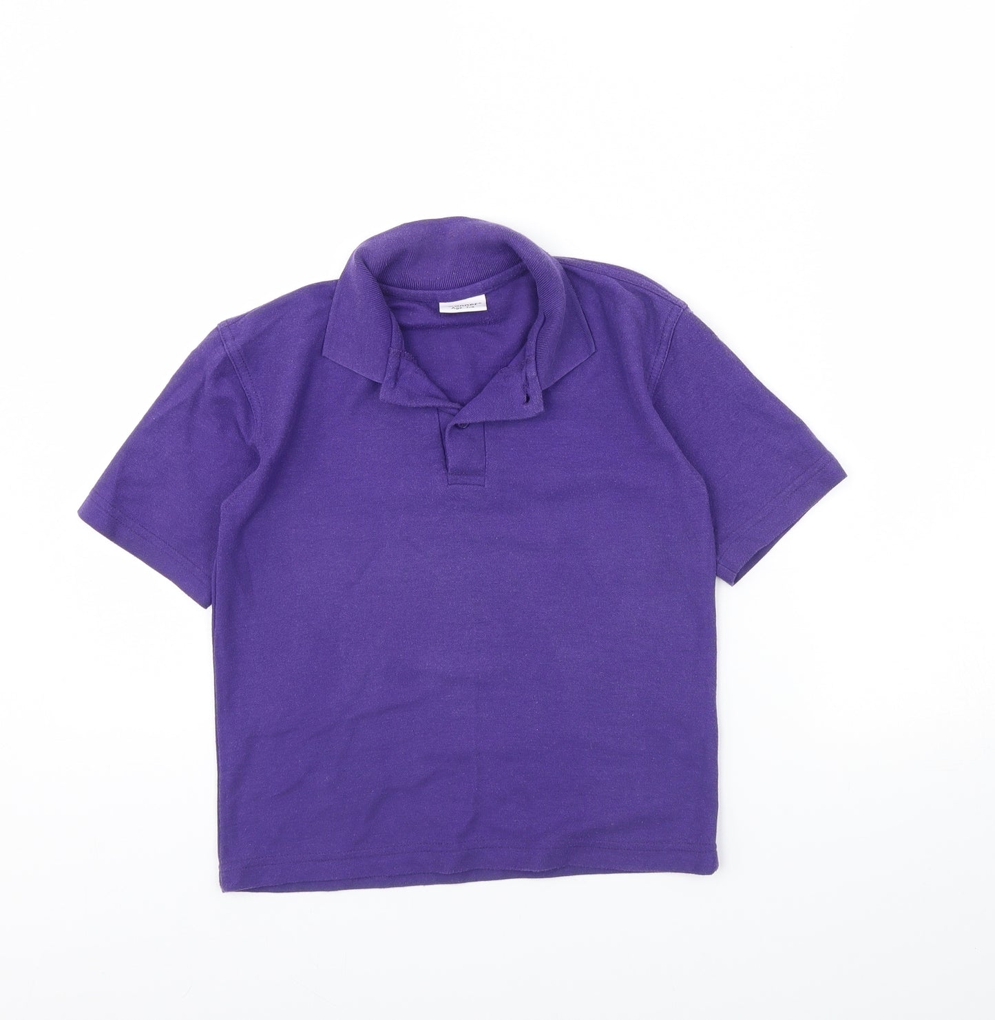 Banner Boys Purple   Basic Polo Size 7 Years  - school