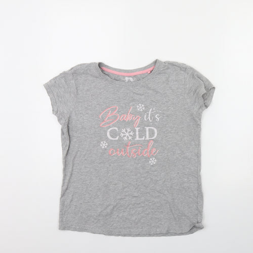 The range Womens Grey Solid  Cami Pyjama Top Size 10  - Christmas
