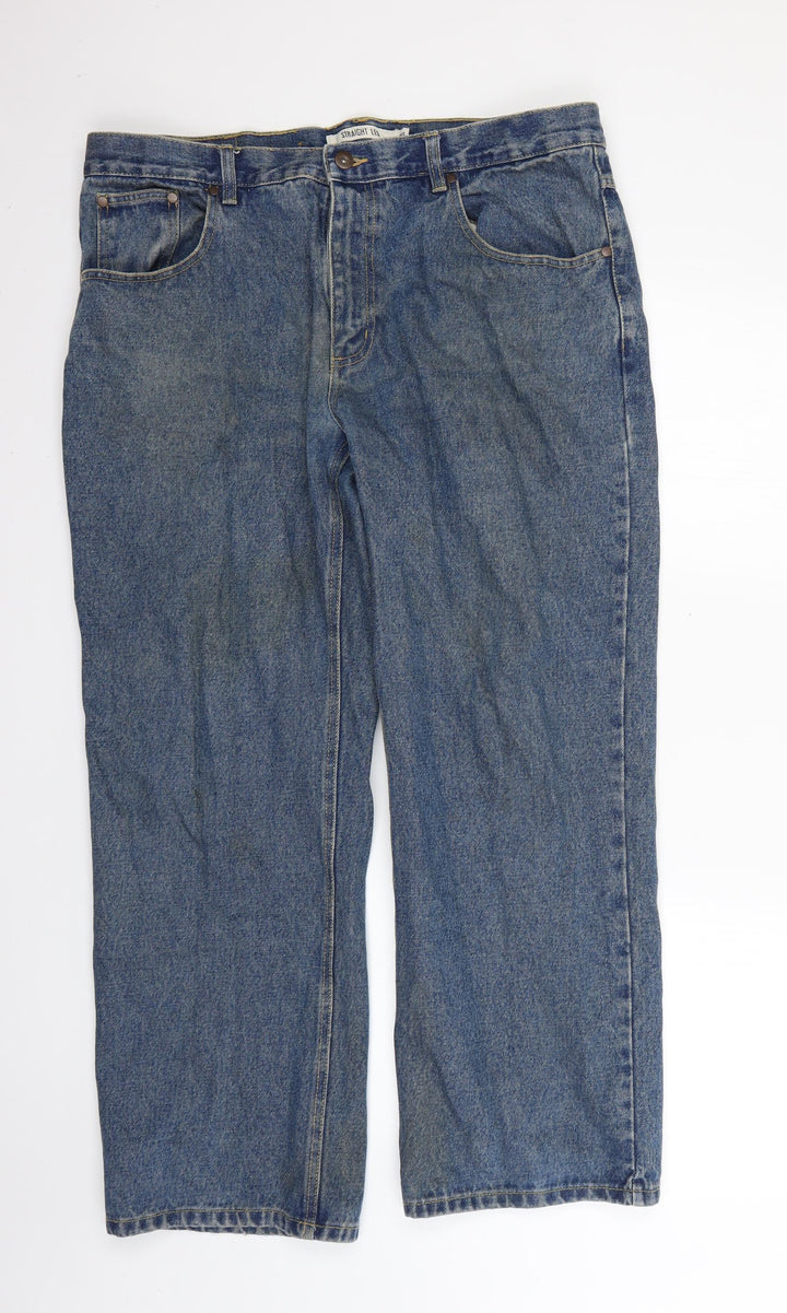 TU Womens Blue Straight Jeans Size 38 L27 in