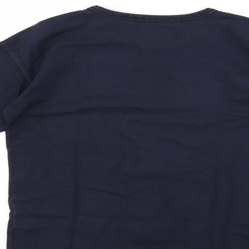 Preworn Boys Black Solid   Pyjama Top Size 12-13 Years