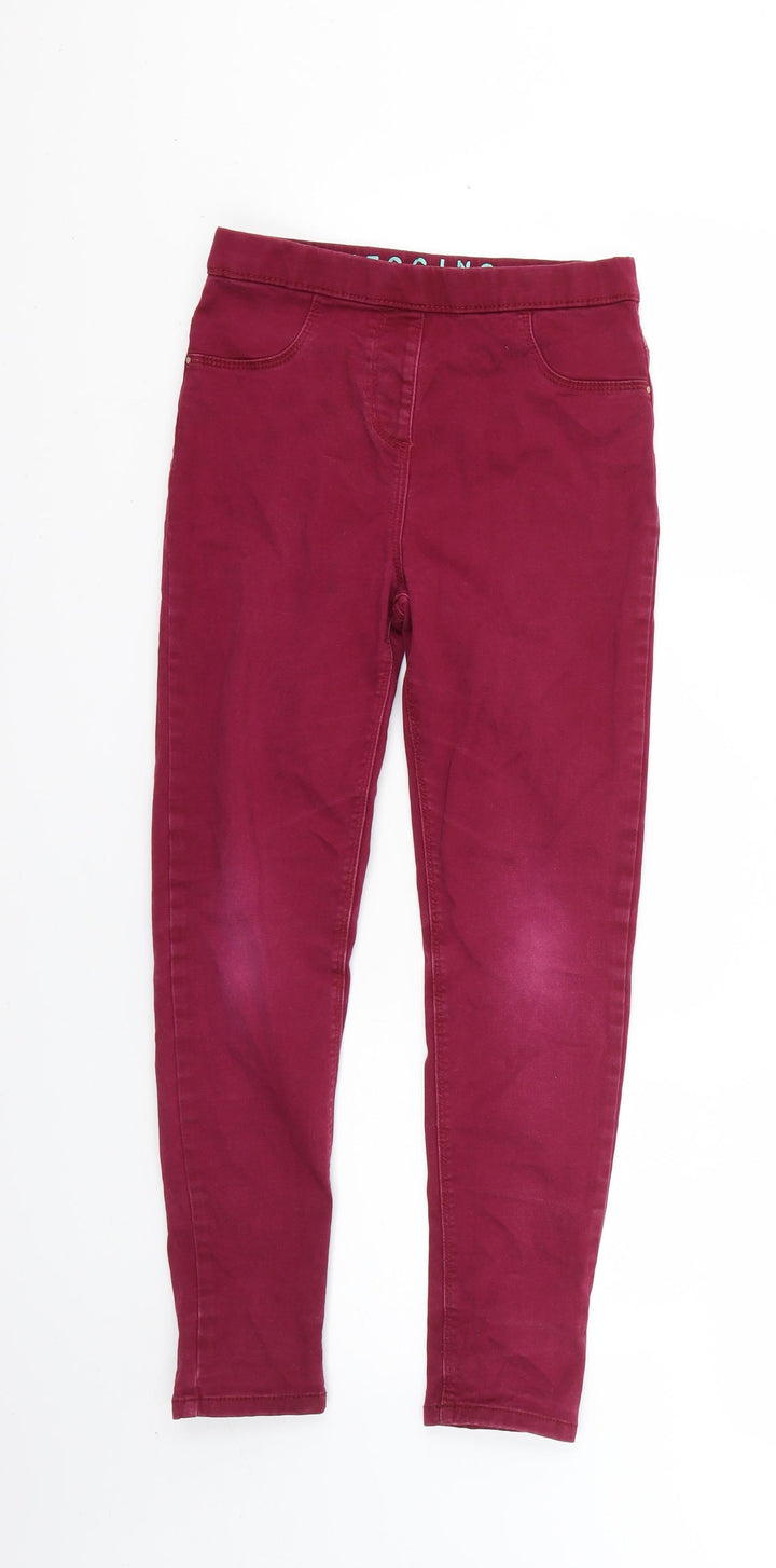 George Girls Purple Skinny Jeans Size 9-10 Years