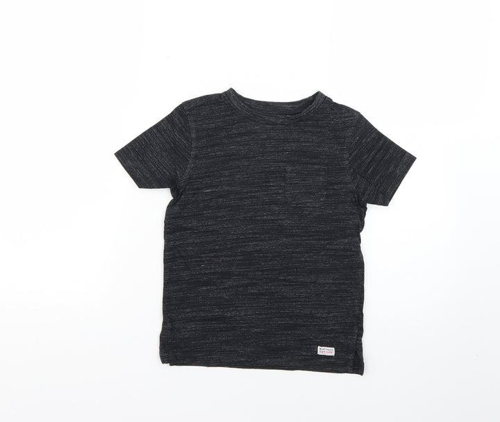 George Boys Grey   Basic T-Shirt Size 5-6 Years