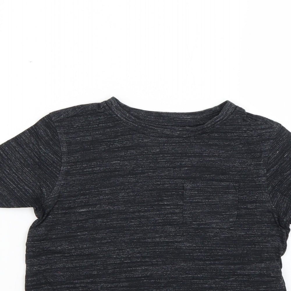 George Boys Grey   Basic T-Shirt Size 5-6 Years