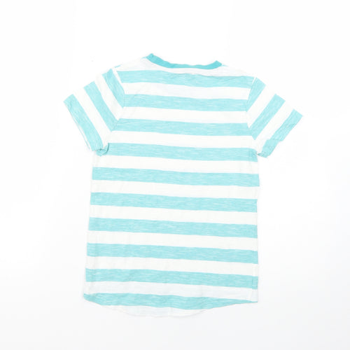 Nutmeg Boys Multicoloured Striped  Basic T-Shirt Size 5-6 Years