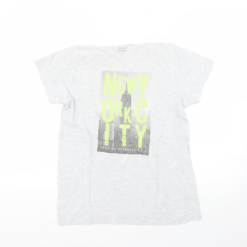 Primark Boys Grey   Basic T-Shirt Size 11-12 Years