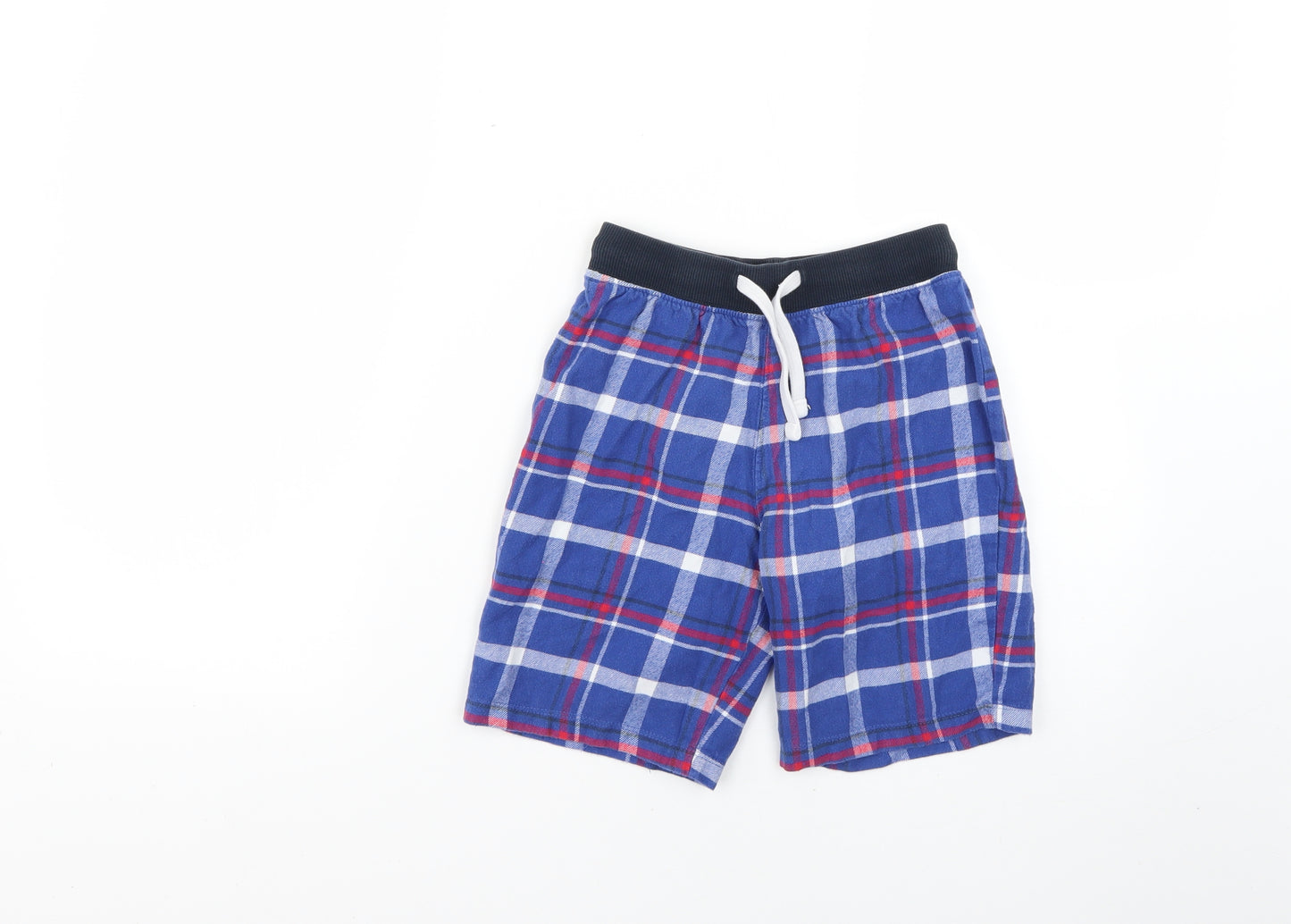 NEXT Boys Multicoloured Check  Sweat Shorts Size 8 Years