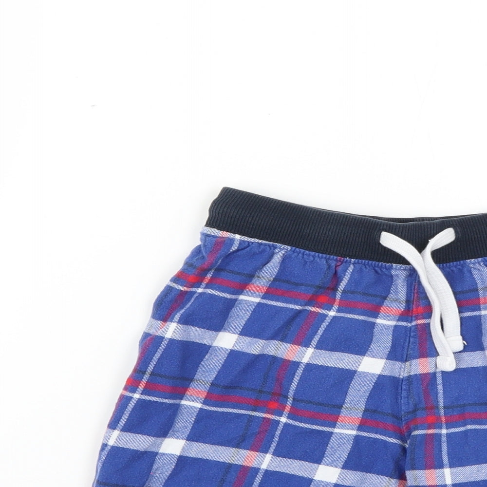 NEXT Boys Multicoloured Check  Sweat Shorts Size 8 Years