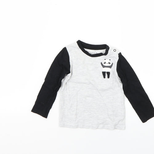 F&F Baby Grey   Basic T-Shirt Size 9-12 Months