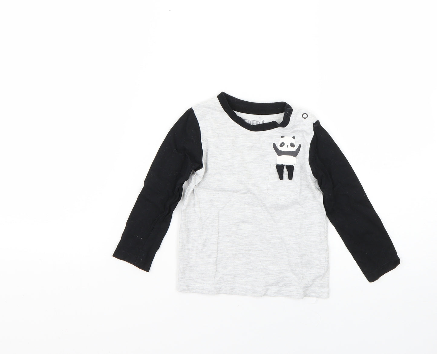 F&F Baby Grey   Basic T-Shirt Size 9-12 Months