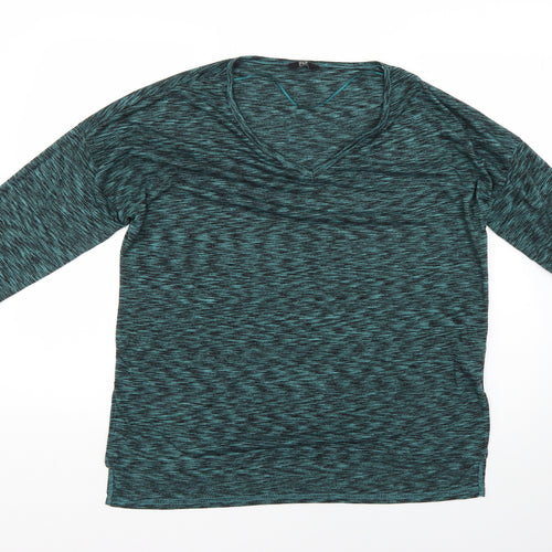 F&F Womens Green   Pullover Jumper Size 16