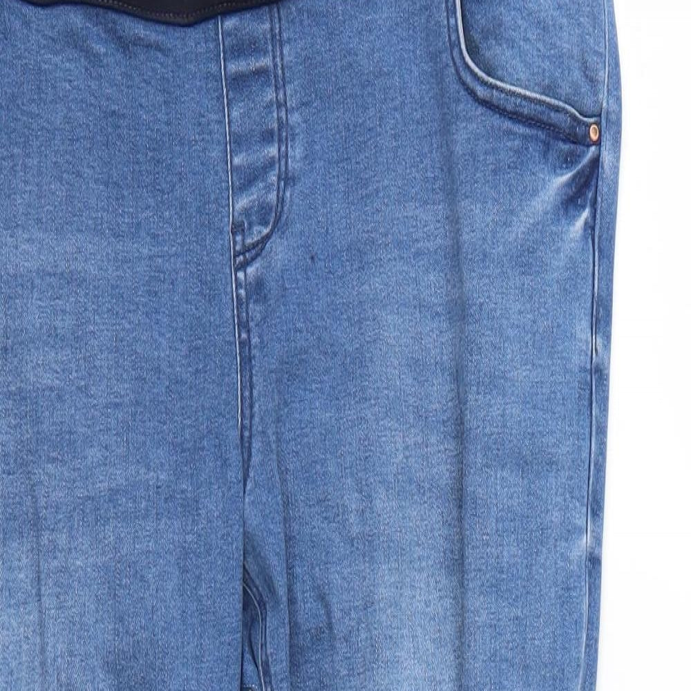 New Look Womens Blue   Skinny Jeans Size 14 L25 in