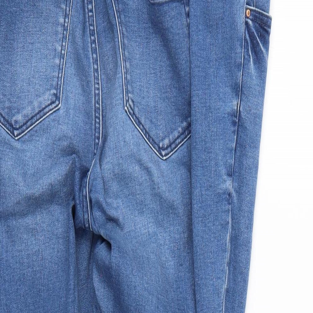 New Look Womens Blue   Skinny Jeans Size 14 L25 in