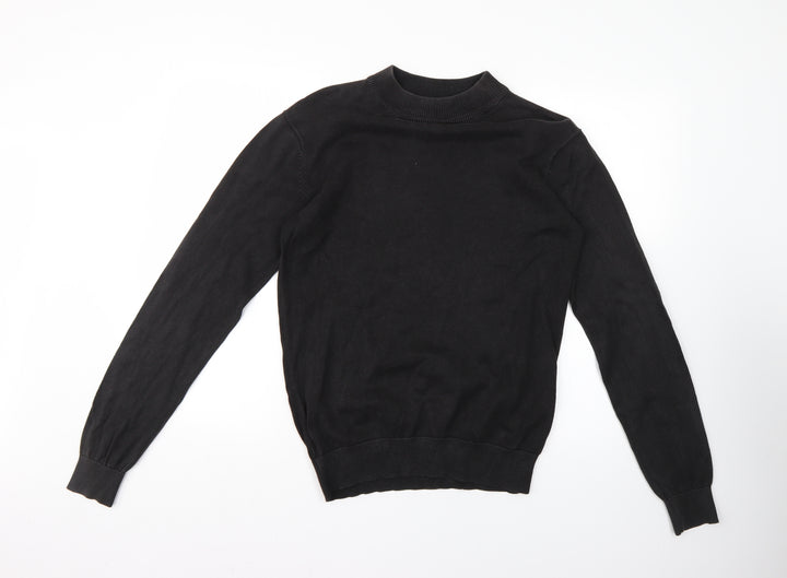 Brave Soul Mens Black Pullover Jumper Size M