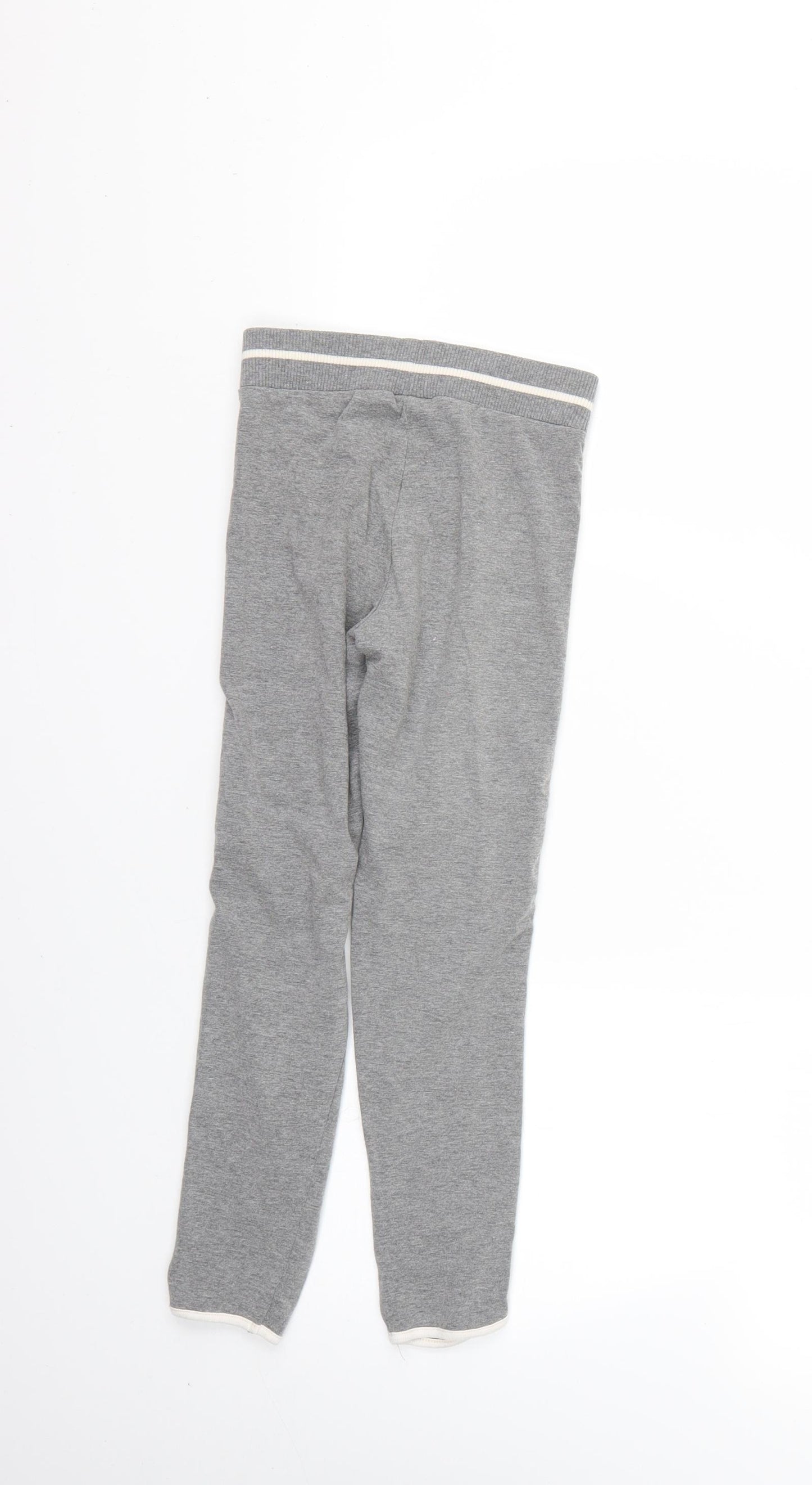 Zara Girls Grey Striped  Jegging Trousers Size 8 Years
