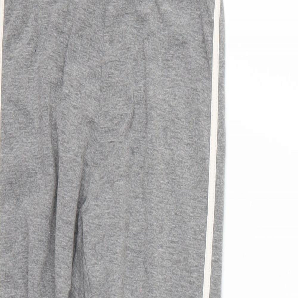 Zara Girls Grey Striped  Jegging Trousers Size 8 Years