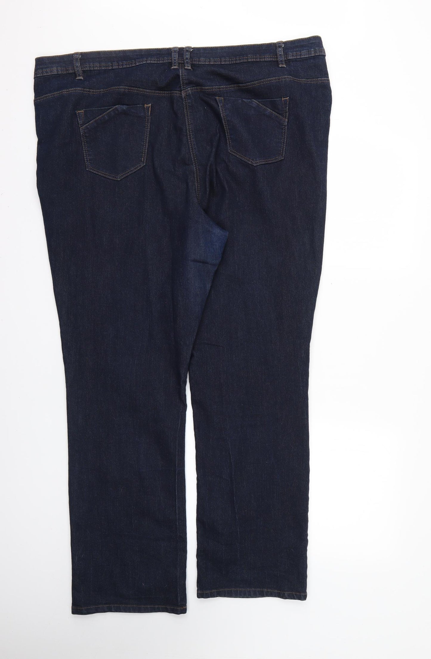 George Womens Blue   Straight Jeans Size 22 L29 in