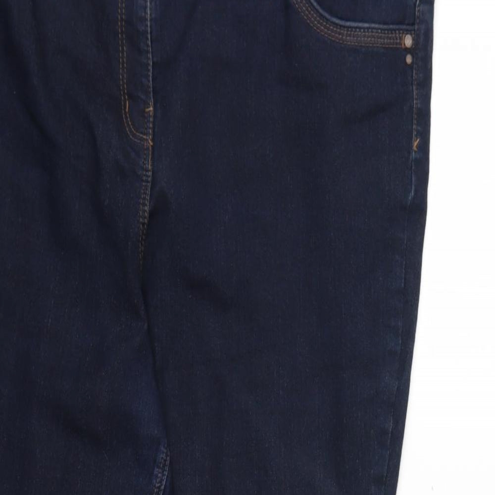 George Womens Blue   Straight Jeans Size 22 L29 in