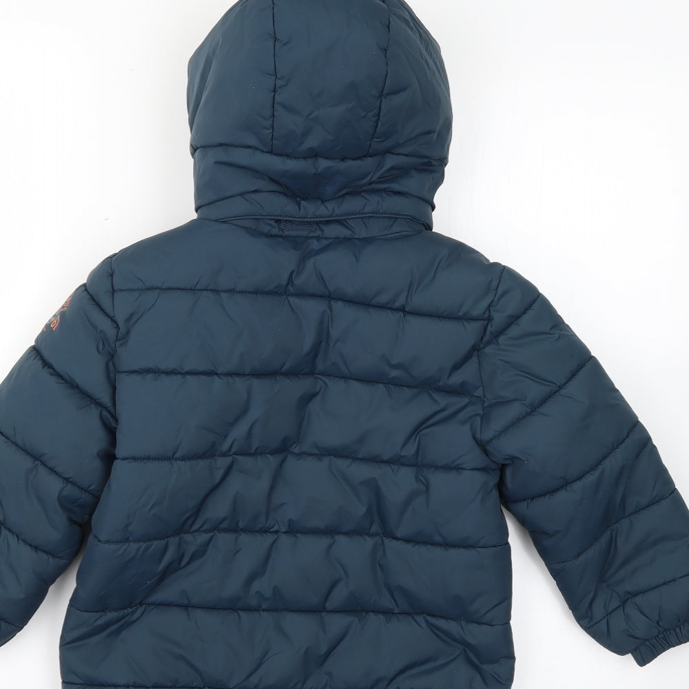 H&M Boys Blue   Rain Coat Coat Size 4-5 Years