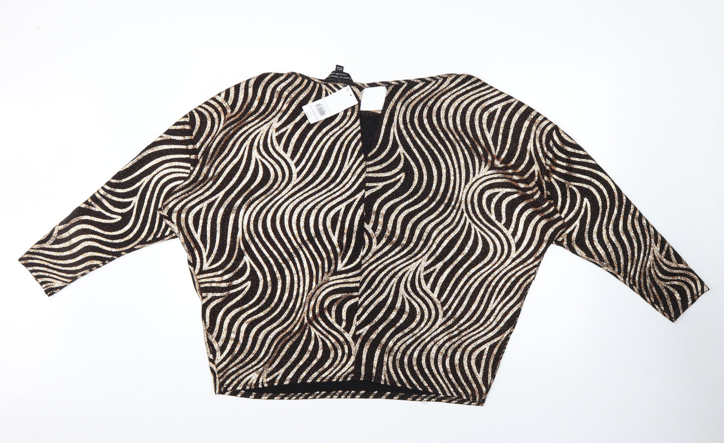 Dorothy Perkins Womens Multicoloured Animal Print  Basic Blouse Size 18