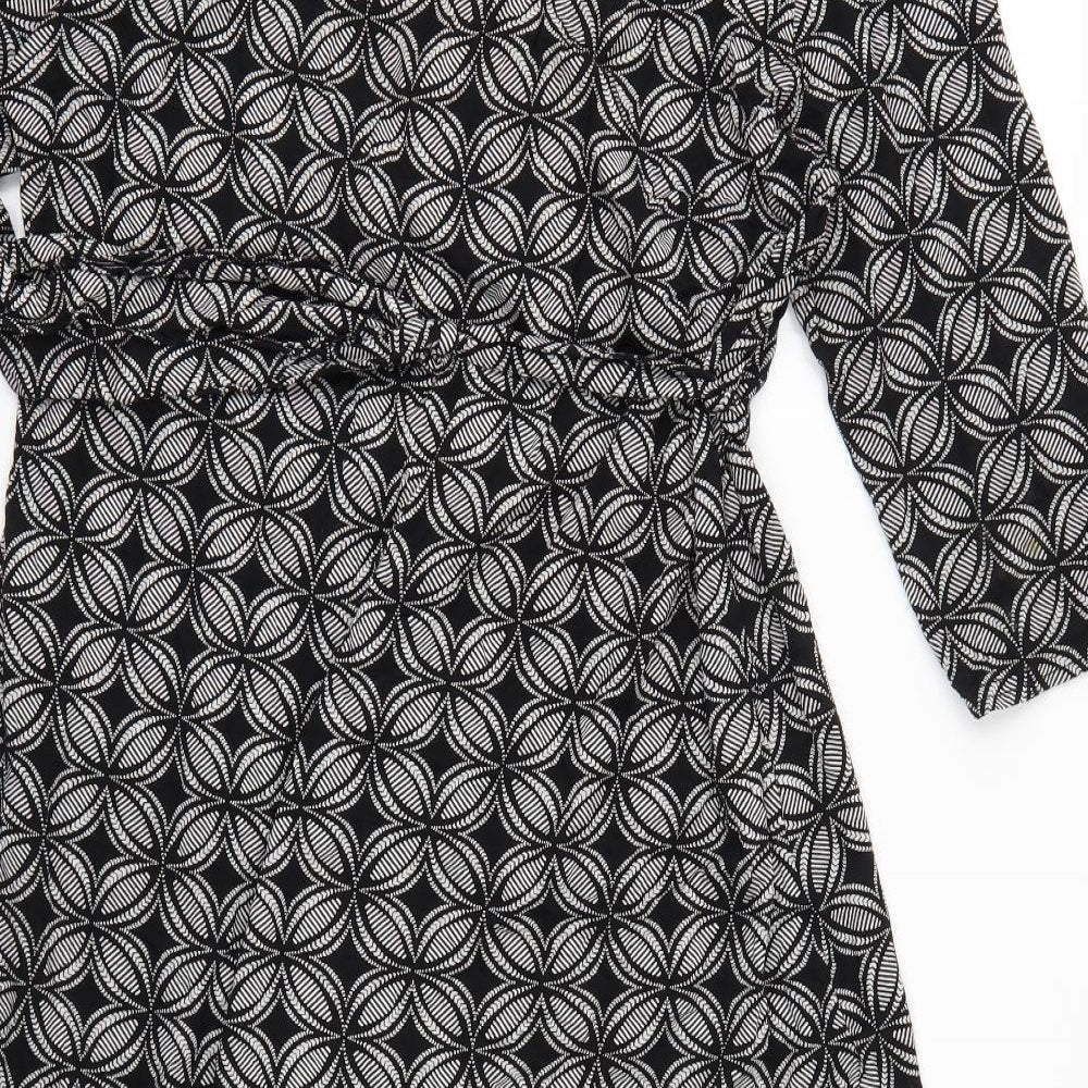 TU Womens Multicoloured Geometric  Fit & Flare  Size 20