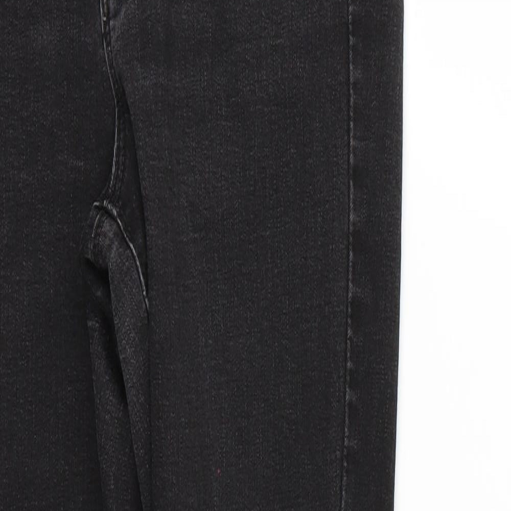 Denim & Co. Womens Black   Skinny Jeans Size 10 L26 in