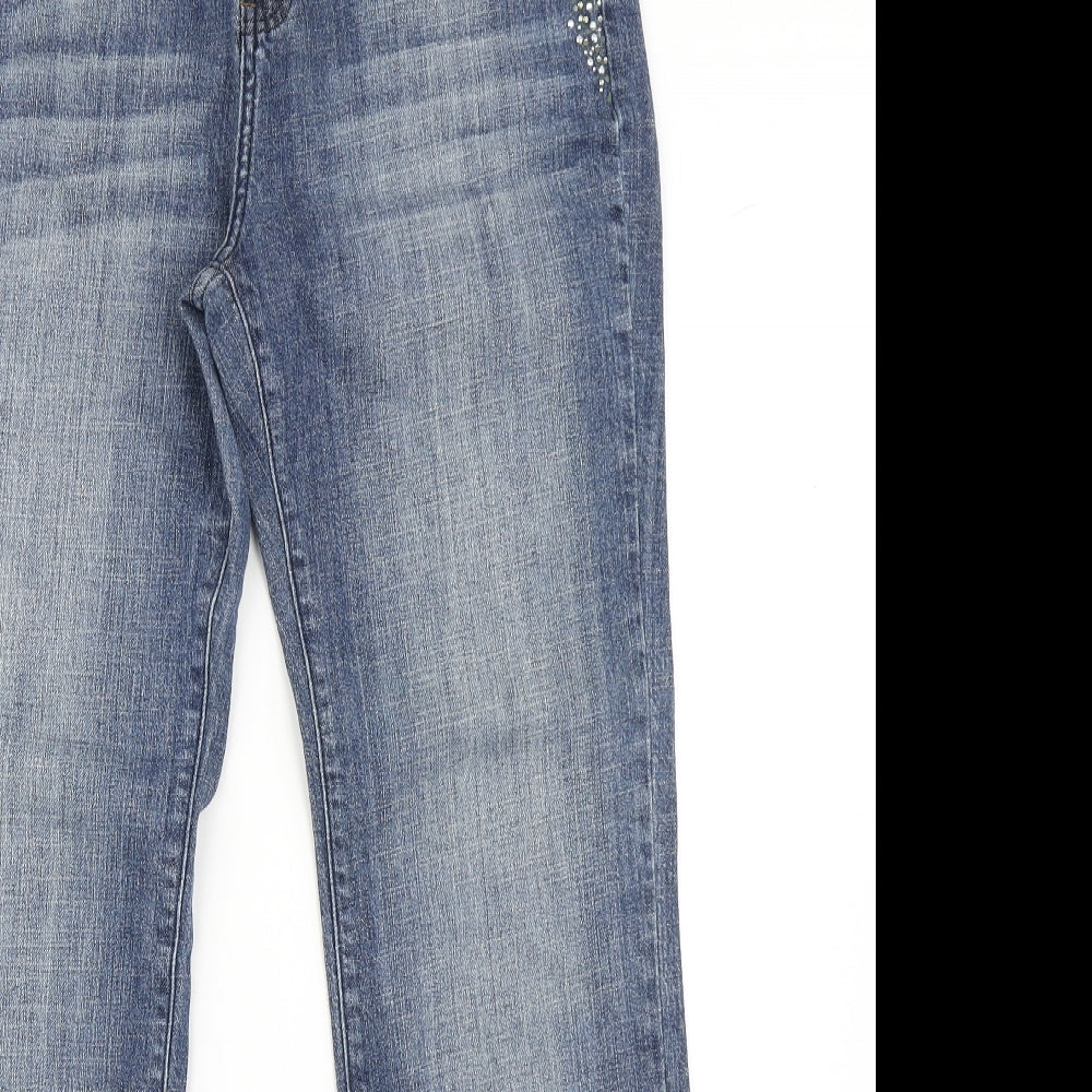NEXT Womens Blue  Denim Bootcut Jeans Size 12 L29 in