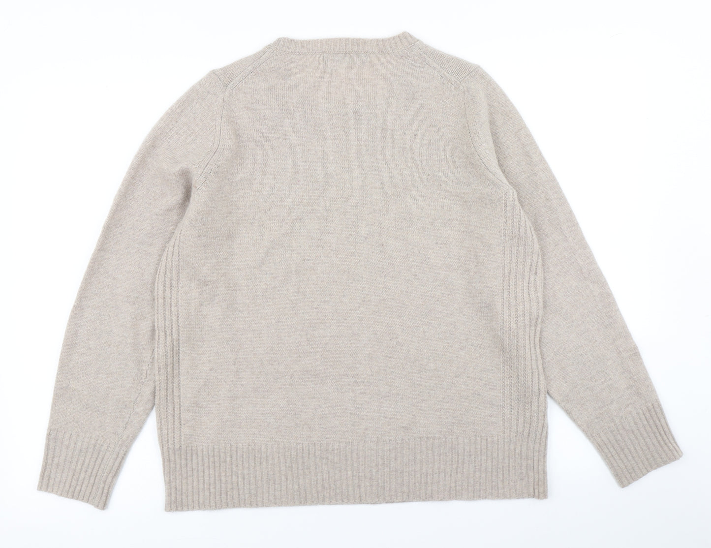 M&S colelction Womens Brown  Knit Pullover Jumper Size 16
