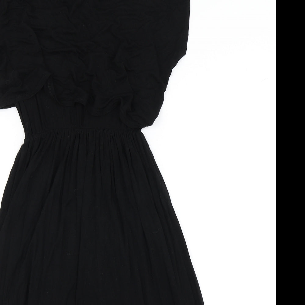Krisp Womens Black   Skater Dress  Size 10