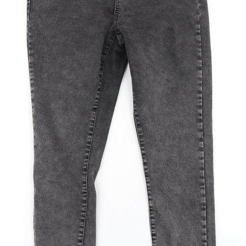 Denim Co Womens Grey  Denim Skinny Jeans Size 14 L26 in