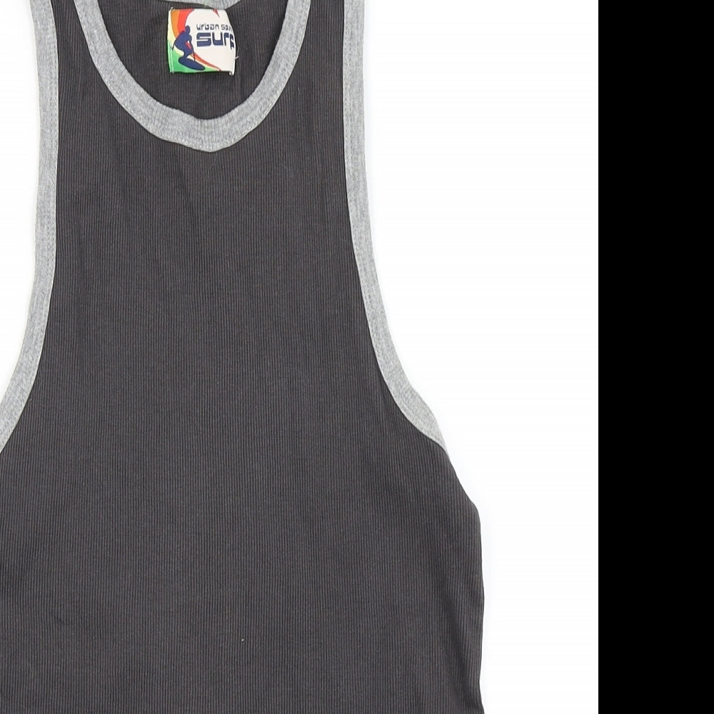 Urban Spirit Mens Grey    T-Shirt Size S  - tank