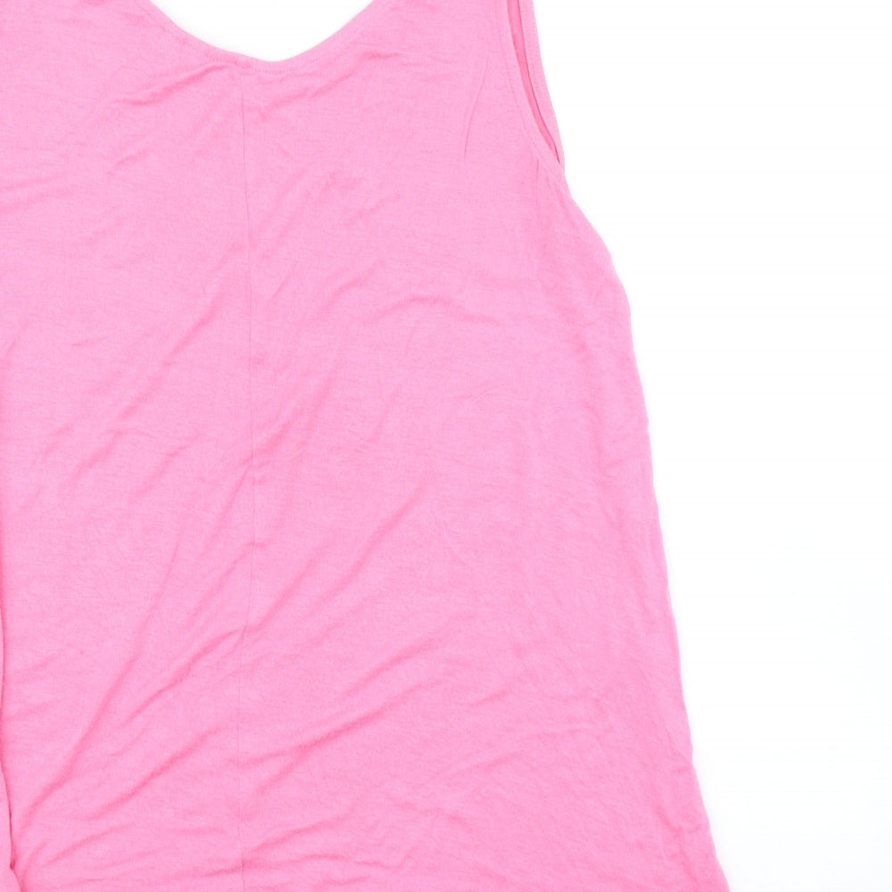 Originals Womens Pink   Basic Tank Size 12