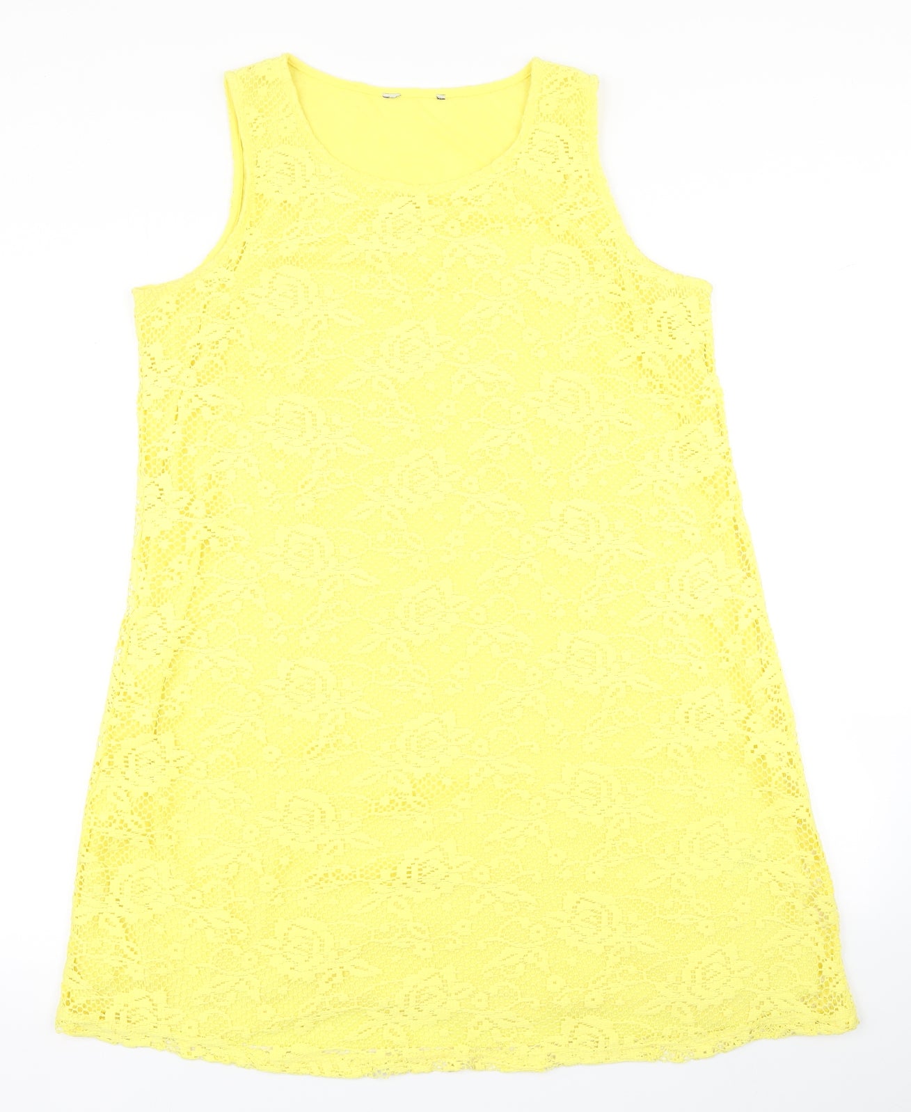 George Womens Yellow   A-Line  Size 16