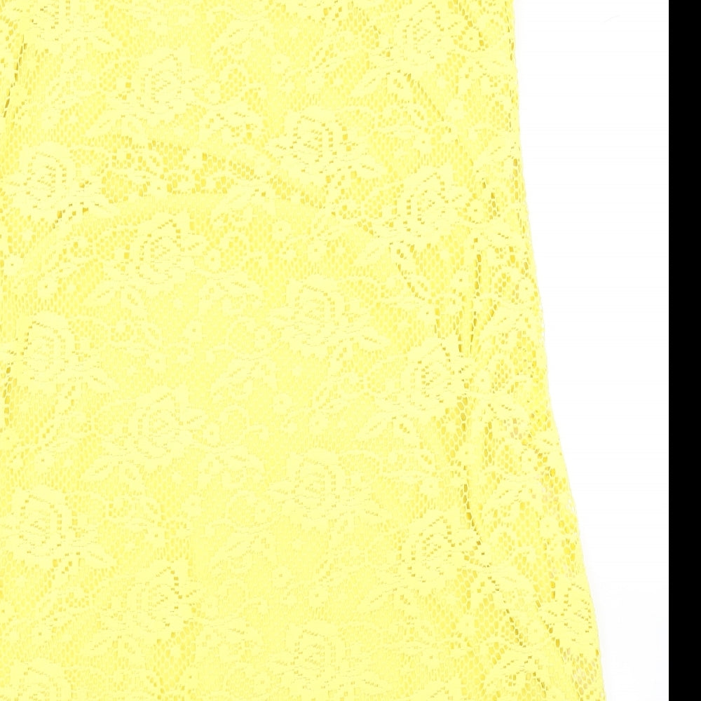 George Womens Yellow   A-Line  Size 16