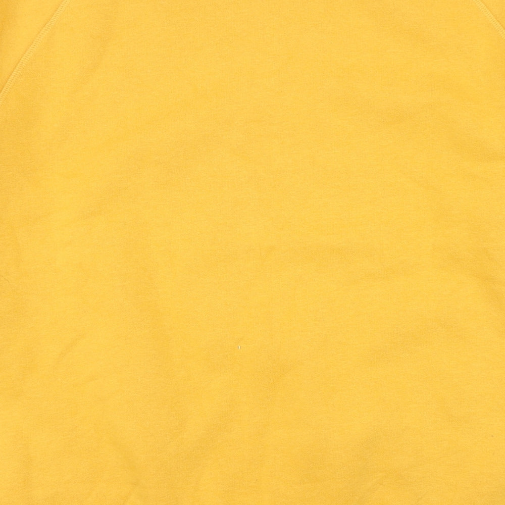 H&M Mens Yellow   Pullover Sweatshirt Size XL