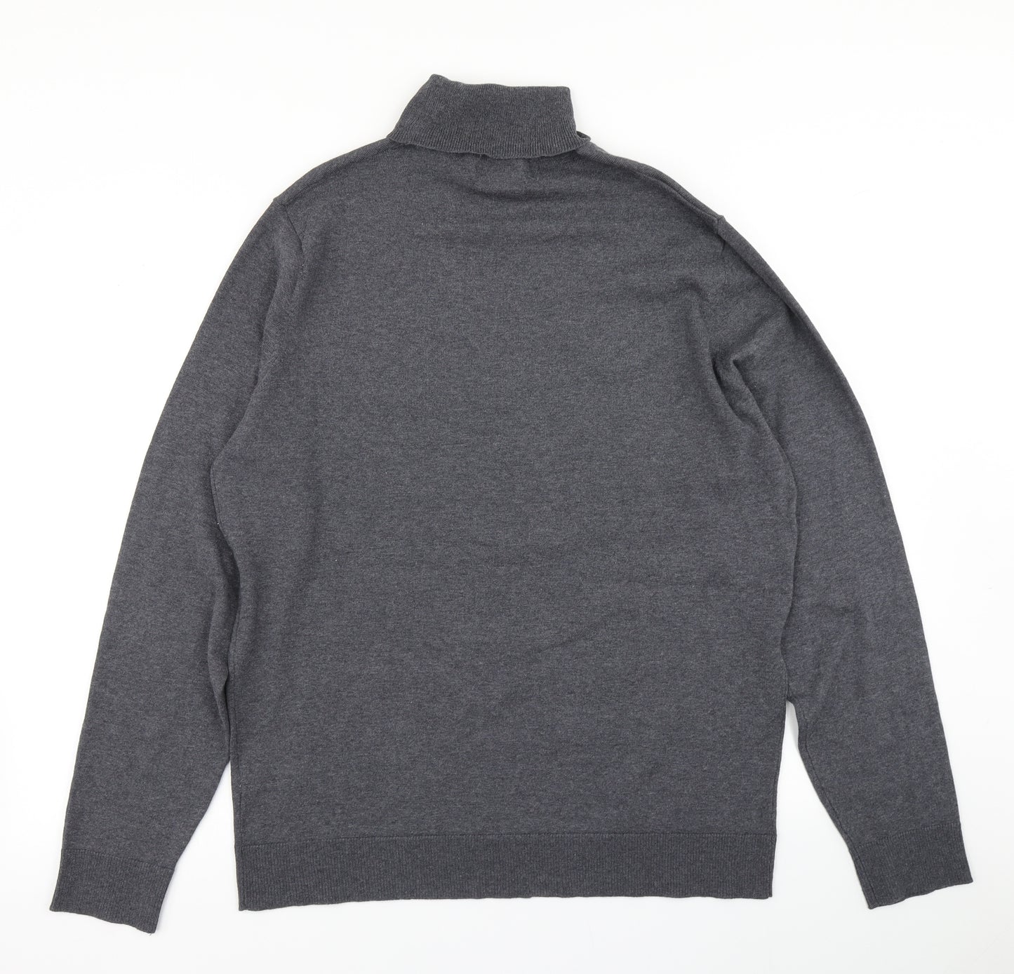 Primark Mens Grey  Knit Pullover Jumper Size XL