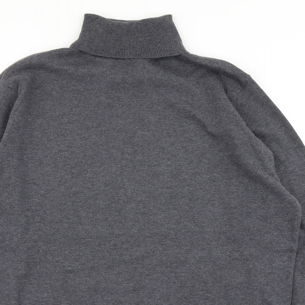 Primark Mens Grey  Knit Pullover Jumper Size XL