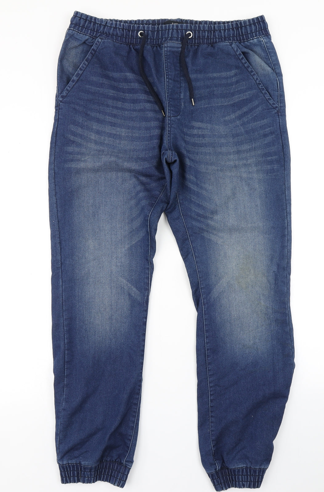 Easy Mens Blue  Denim Tapered Jeans Size 34 in L30 in