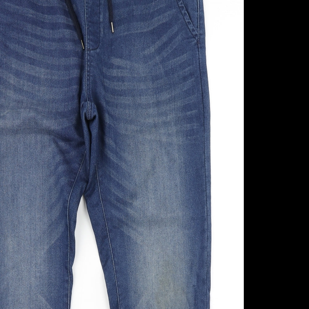Easy Mens Blue  Denim Tapered Jeans Size 34 in L30 in