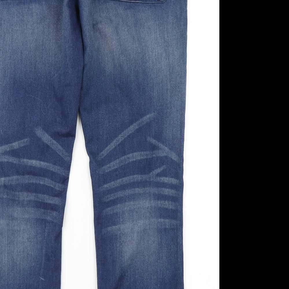 Easy Mens Blue  Denim Tapered Jeans Size 34 in L30 in