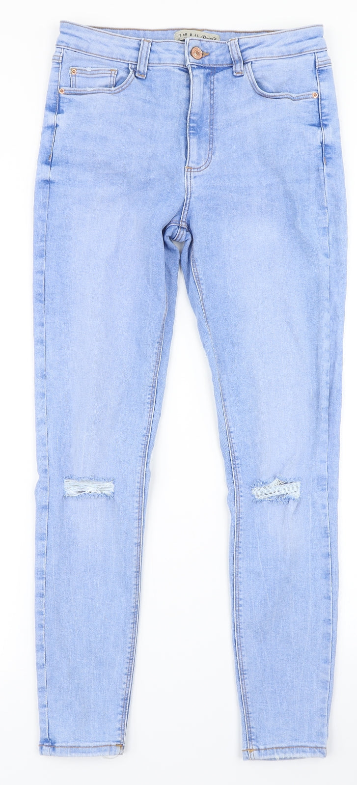 Denim Co Womens Blue  Denim Skinny Jeans Size 12 L26 in