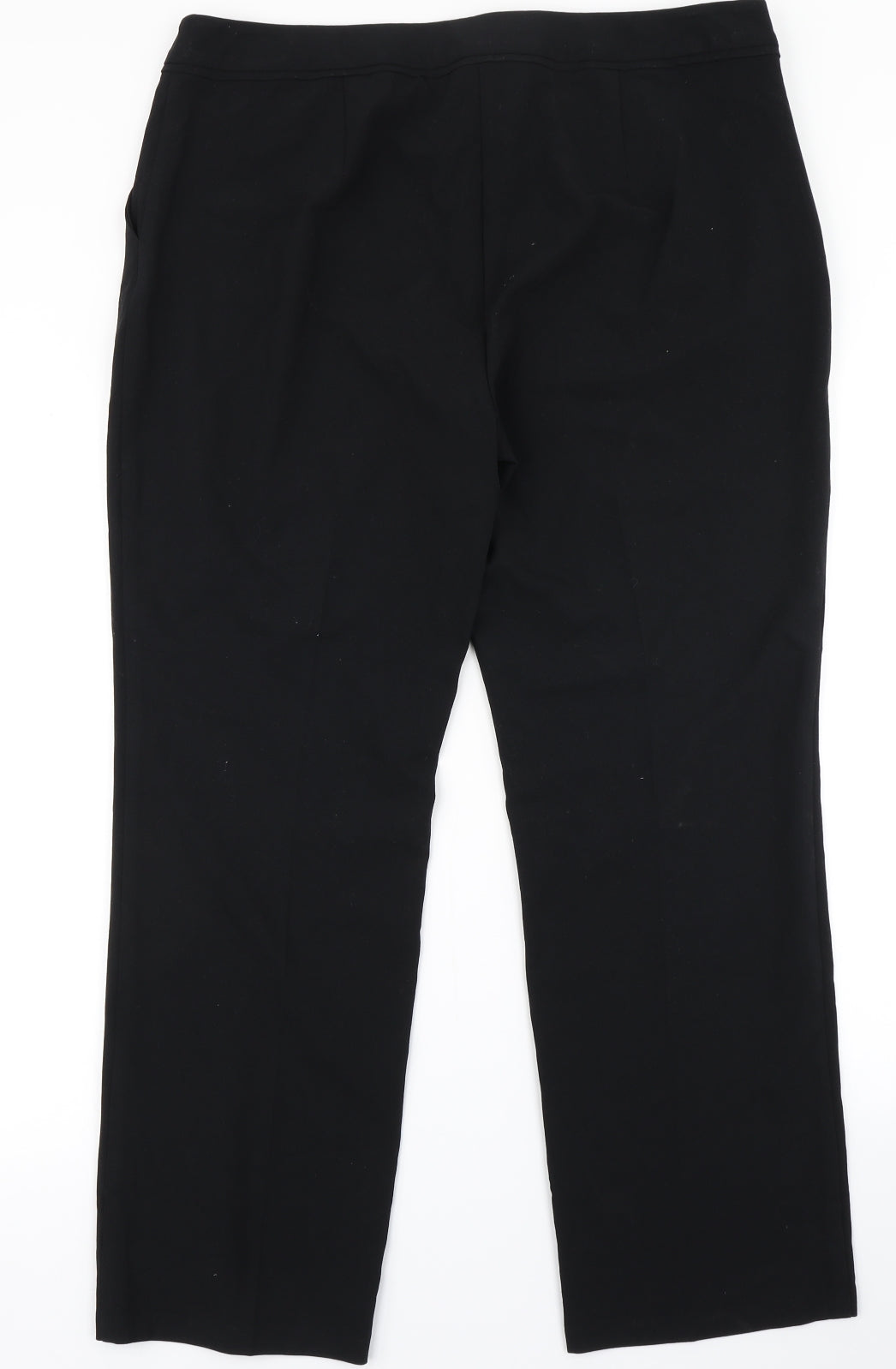 M&S Collection Womens Black   Dress Pants Trousers Size 16 L27 in