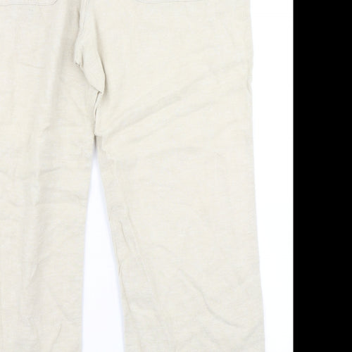 TU Womens Beige   Cargo Trousers Size 14 L25 in