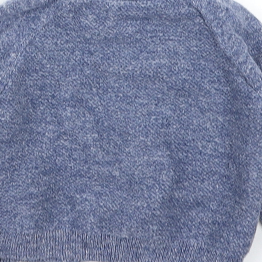 Matalan Girls Blue  Knit Cardigan Jumper Size 0-3 Months