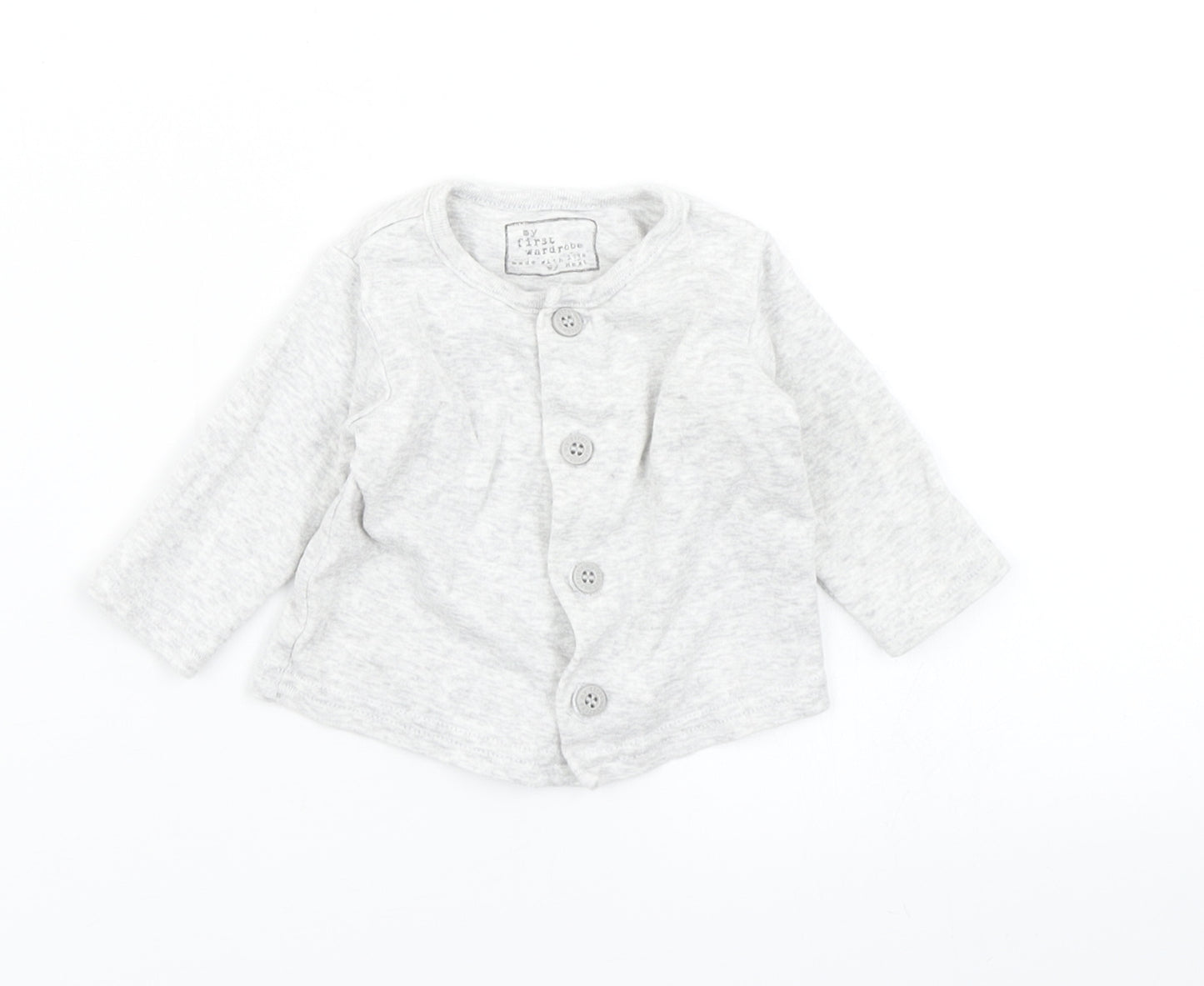 NEXT Girls Grey   Cardigan Jumper Size 0-3 Months