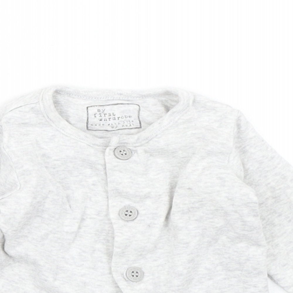 NEXT Girls Grey   Cardigan Jumper Size 0-3 Months