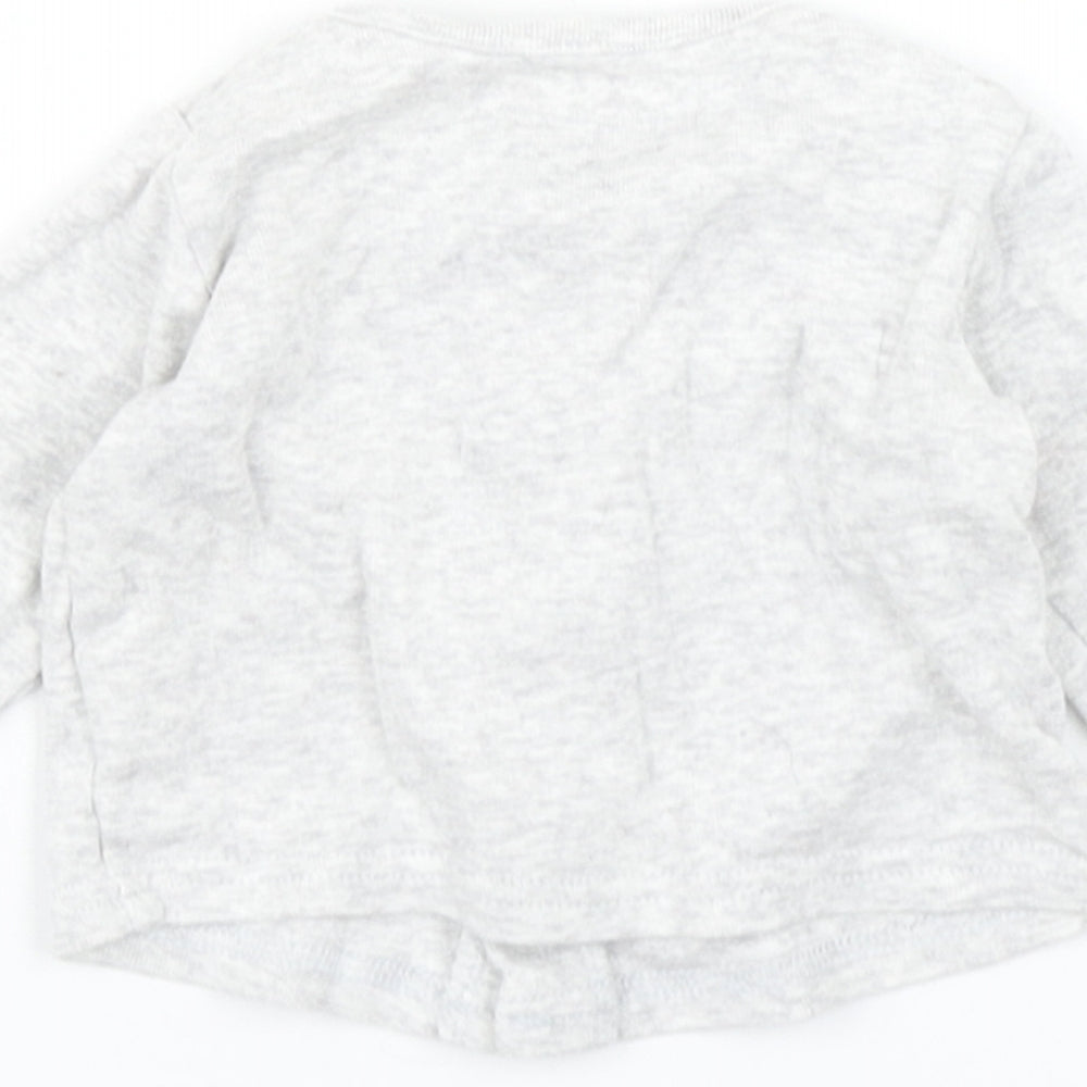 NEXT Girls Grey   Cardigan Jumper Size 0-3 Months