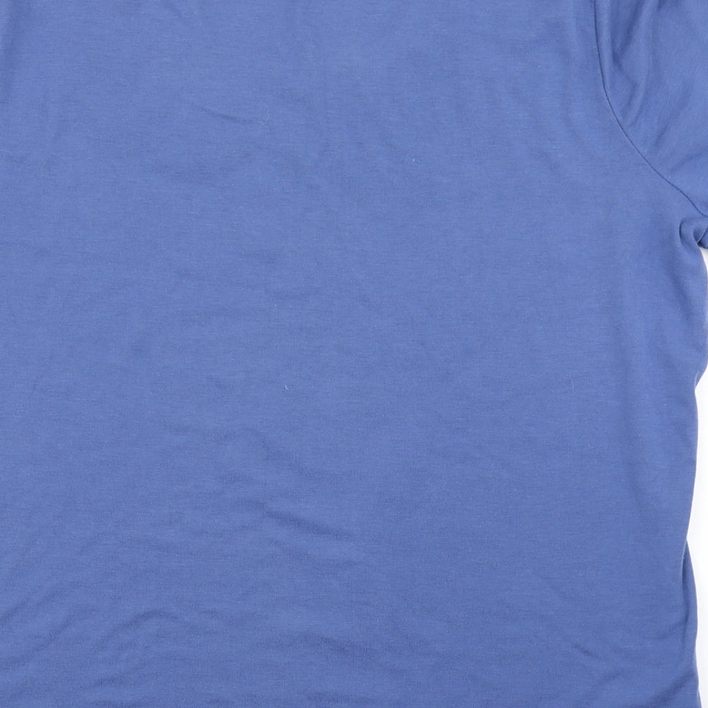 Bm Casual Womens Blue   Basic T-Shirt Size L